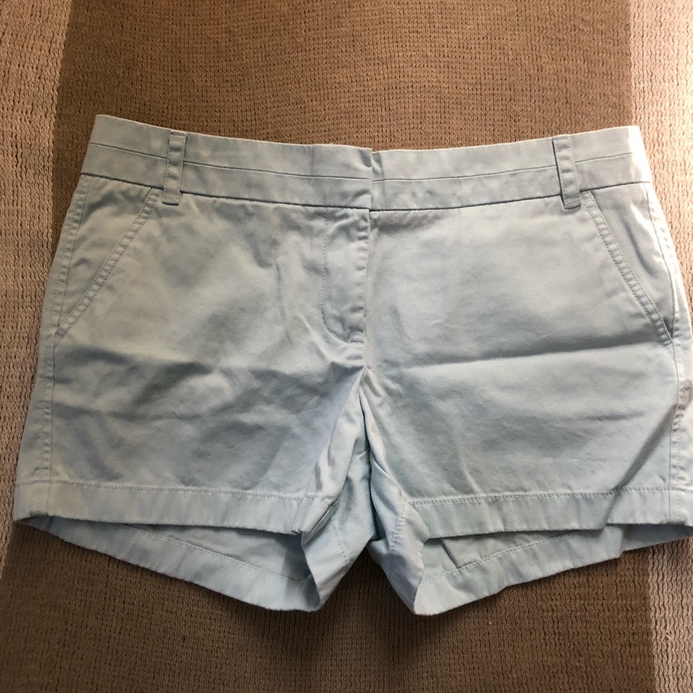 Sky Blue Chino shorts, J. Crew, size 10